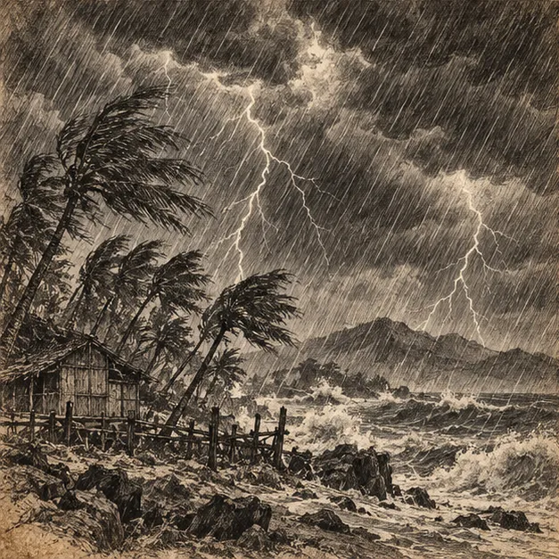 The Shore in the Storm