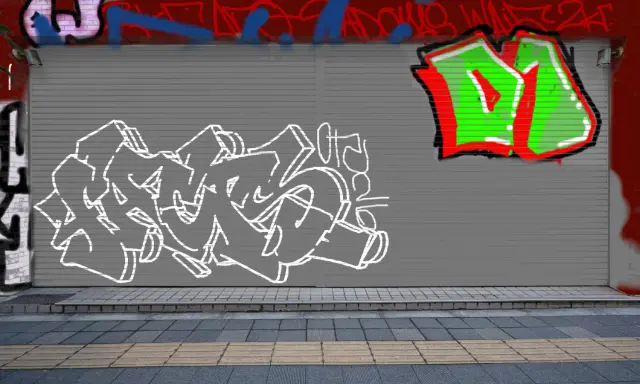 Graffiti artwork by smrkmobbinthru