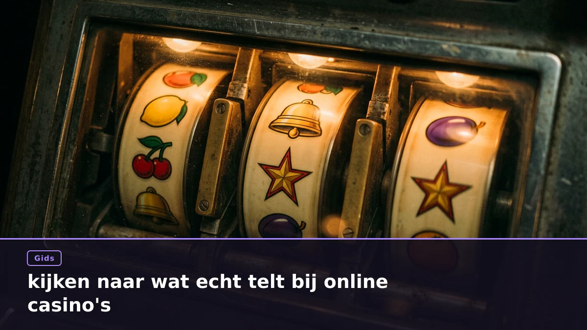 kijken naar wat echt telt bij online casino's