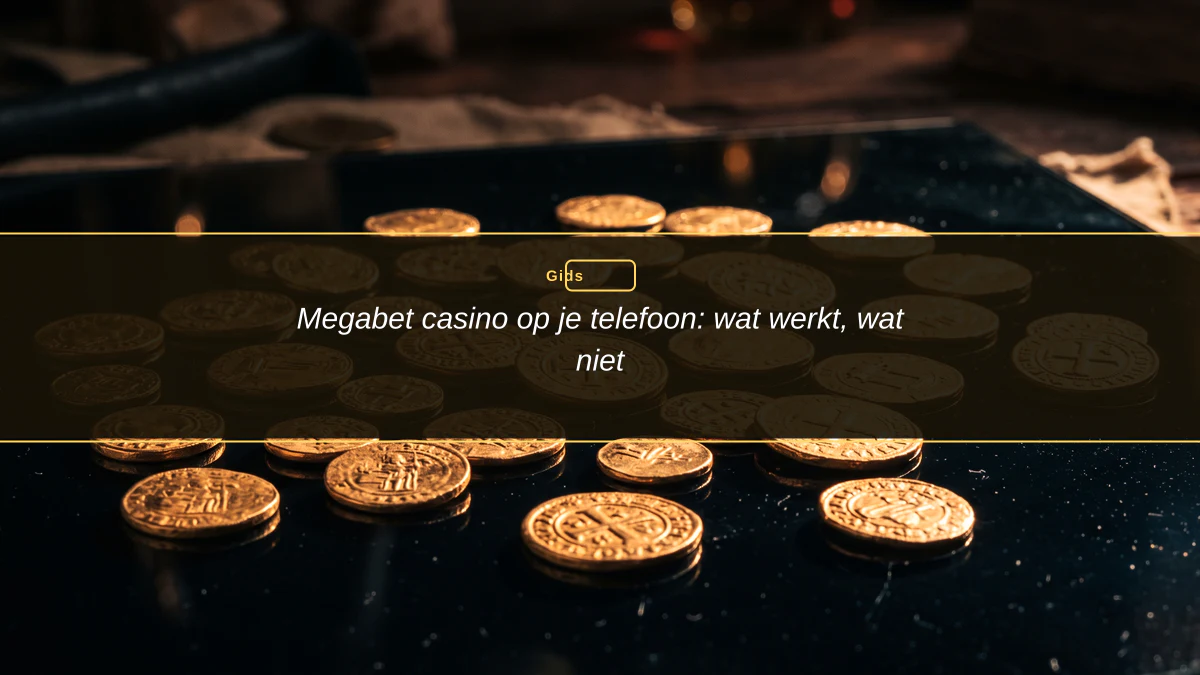 Megabet casino op je telefoon: wat werkt, wat niet