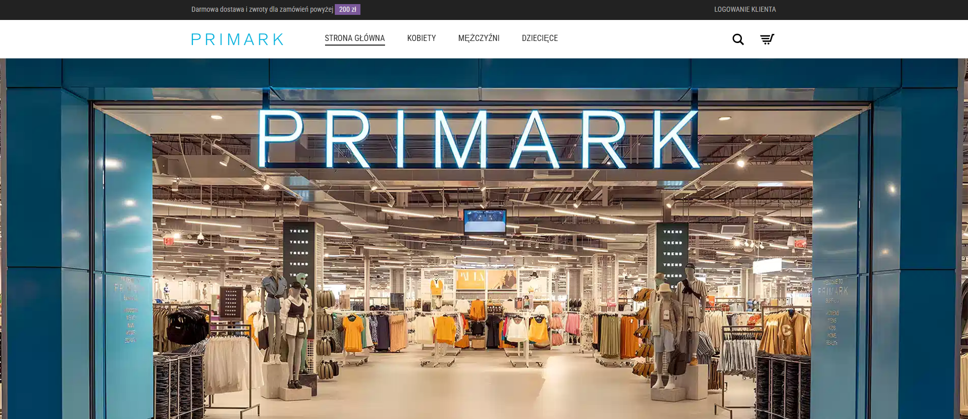 Stored capture of primarkpolska.pl