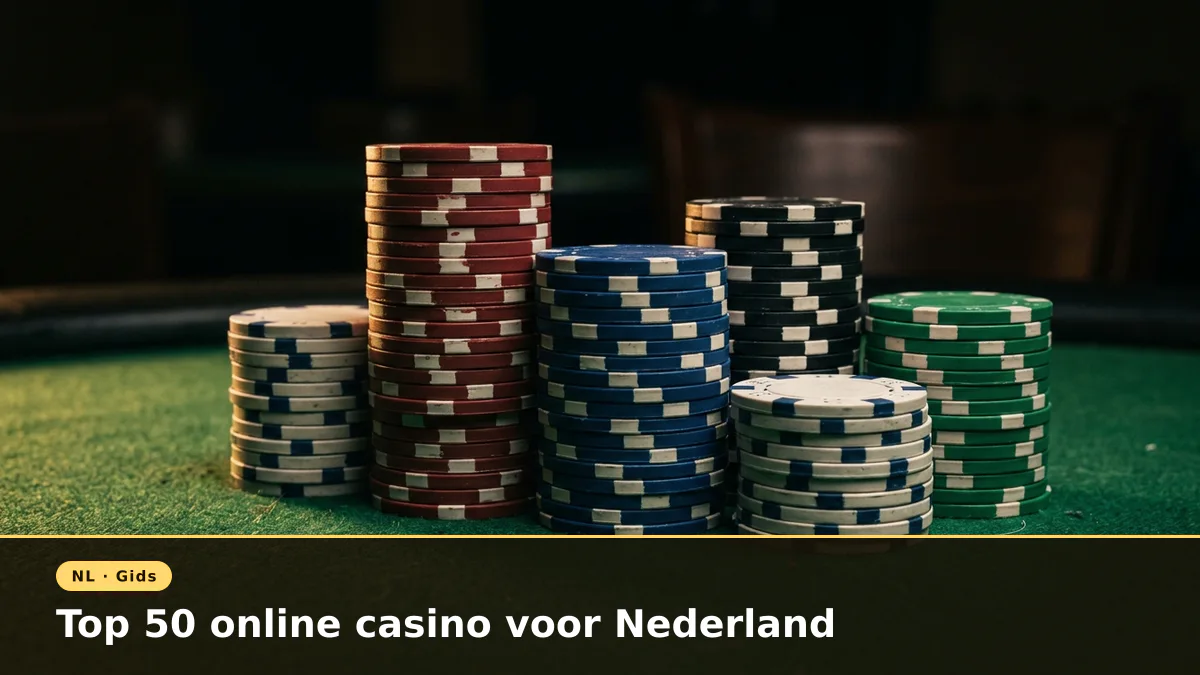 Top 50 online casino voor Nederland