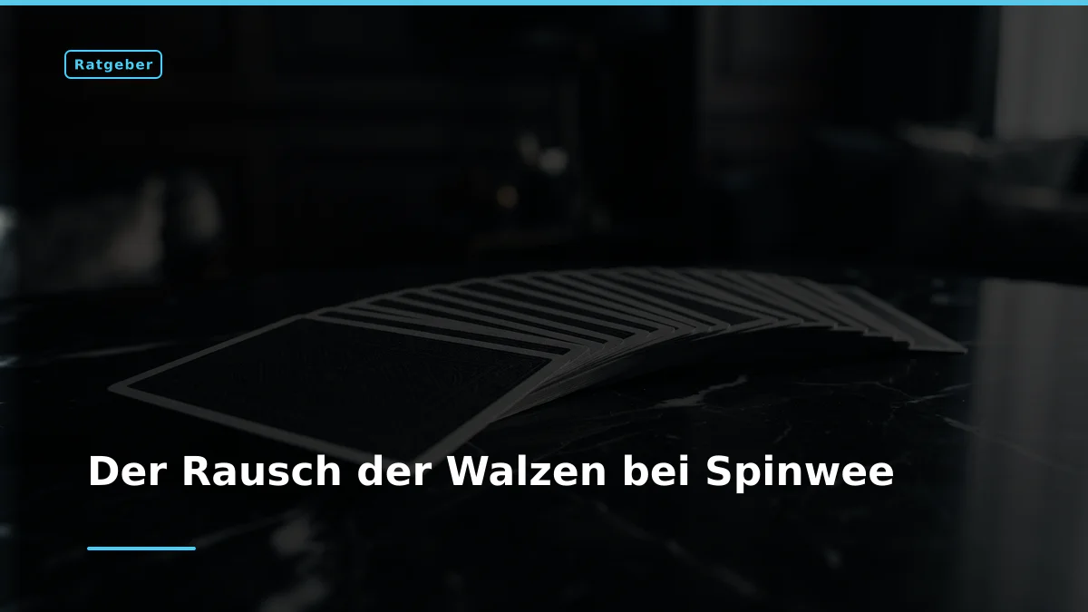 Der Rausch der Walzen bei Spinwee