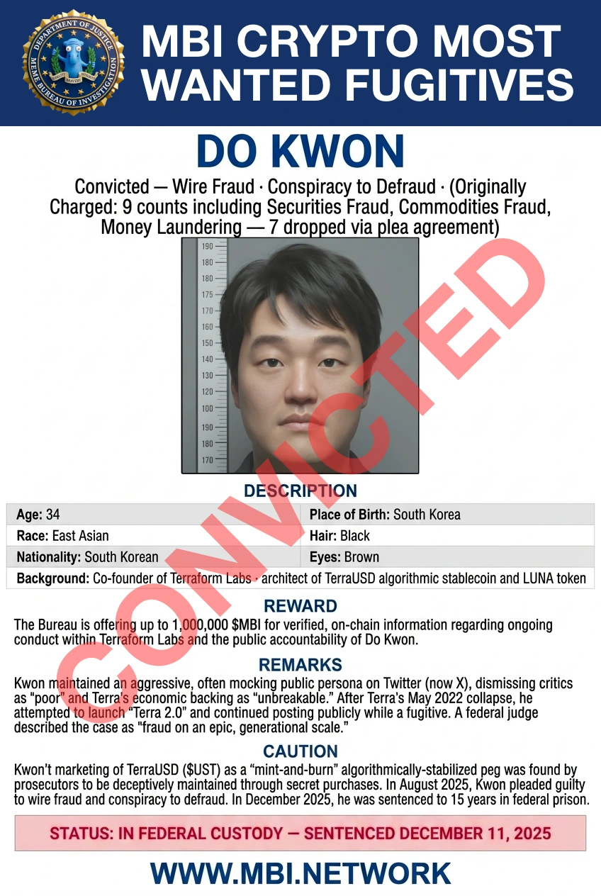 Do Kwon Wanted Poster