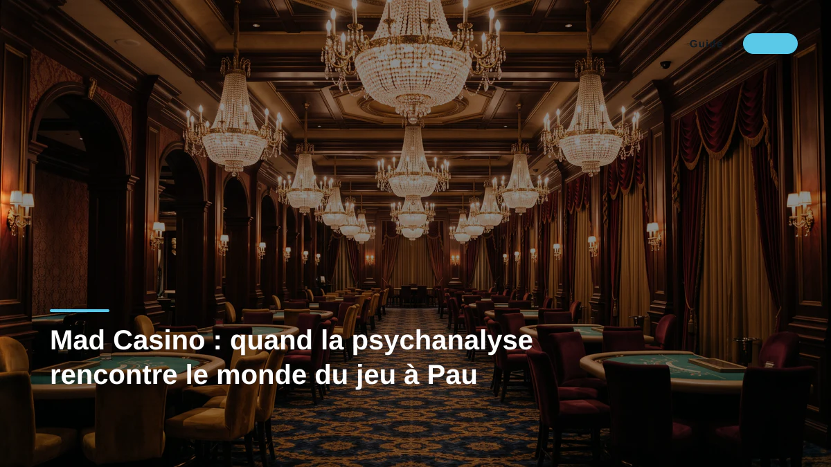 Mad Casino : quand la psychanalyse rencontre le monde du jeu à Pau