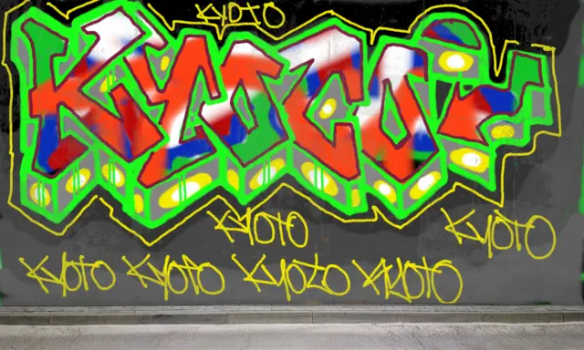 Graffiti artwork by Tkiz
