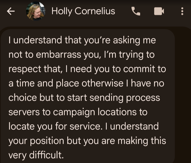 Holly has lost her marbles