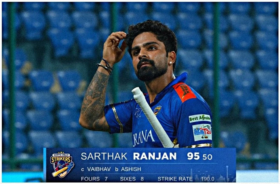 MP Pappu Yadav, Son Sarthak Ranjan Hits 95 Off 50 Balls 
