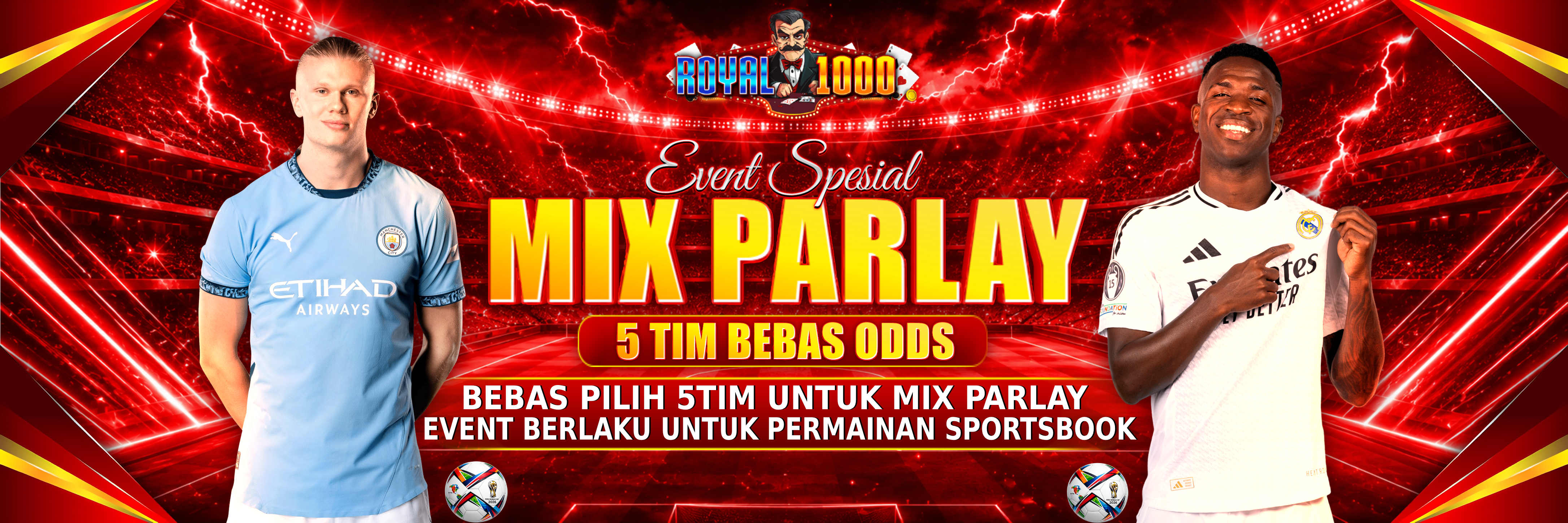 EVENT MIX PARLAY BEBAS ODDS