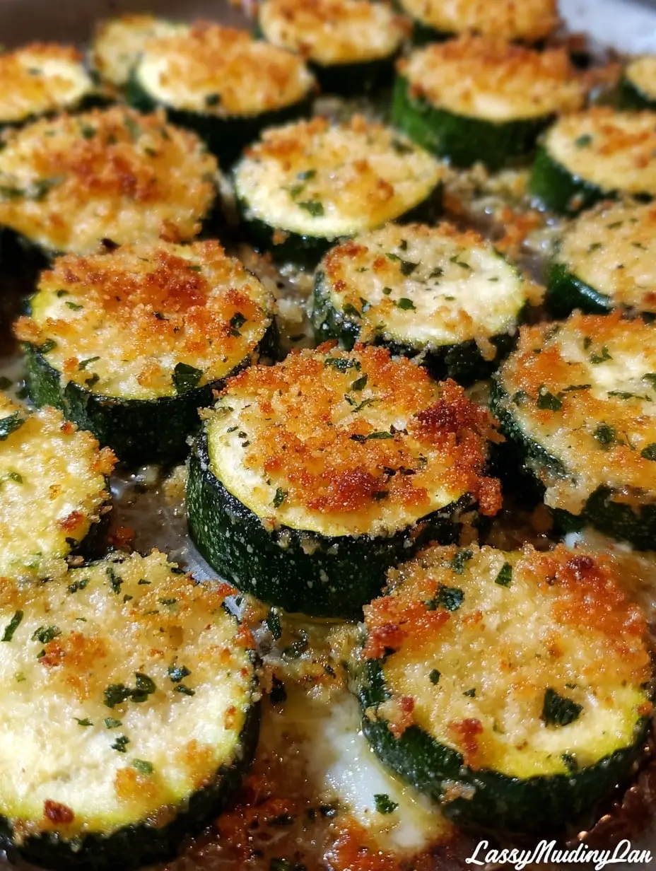 Baked Garlic Parmesan Zucchini