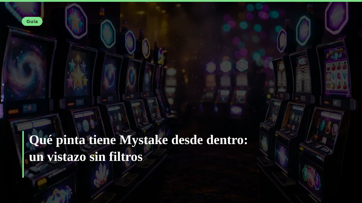 Qué pinta tiene Mystake desde dentro: un vistazo sin filtros