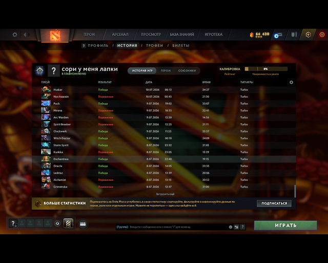 Dota 2 Account  MMR