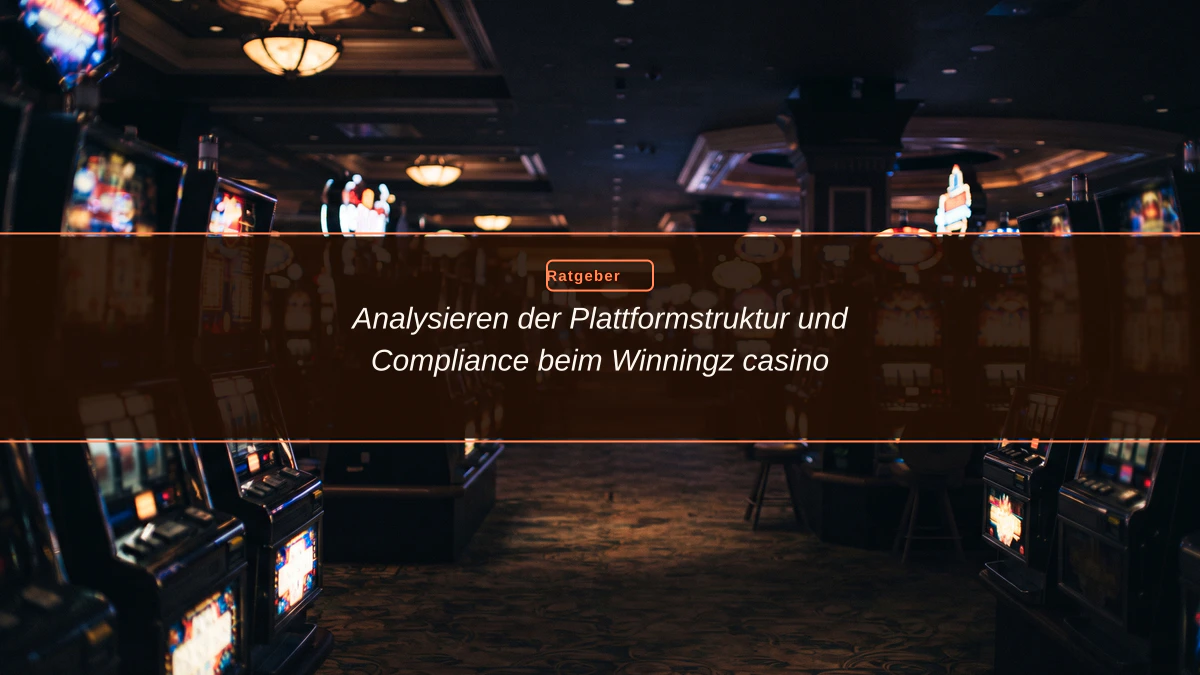 Analysieren der Plattformstruktur und Compliance beim Winningz casino
