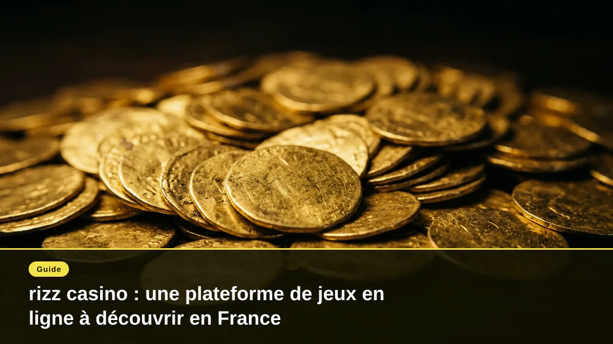 rizz casino : une plateforme de jeux en ligne à découvrir en France