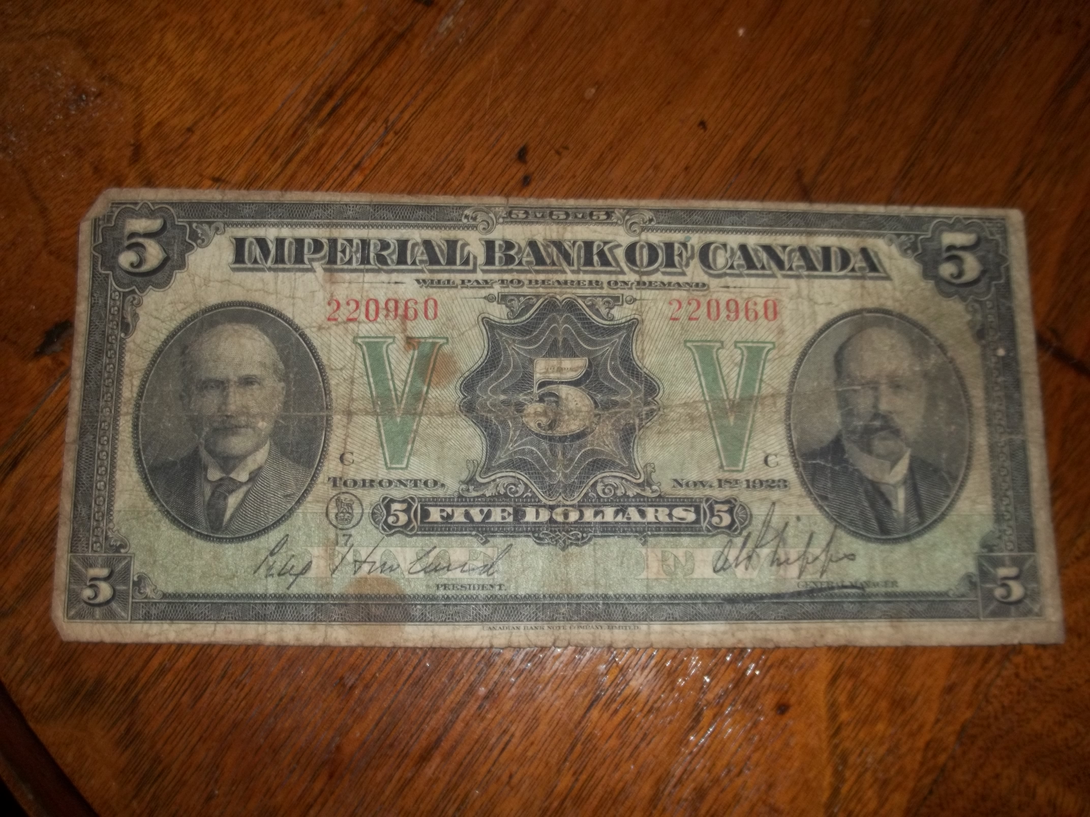 Old-Canadian-Notes,-Identification-And-Grade/Valuation-Request