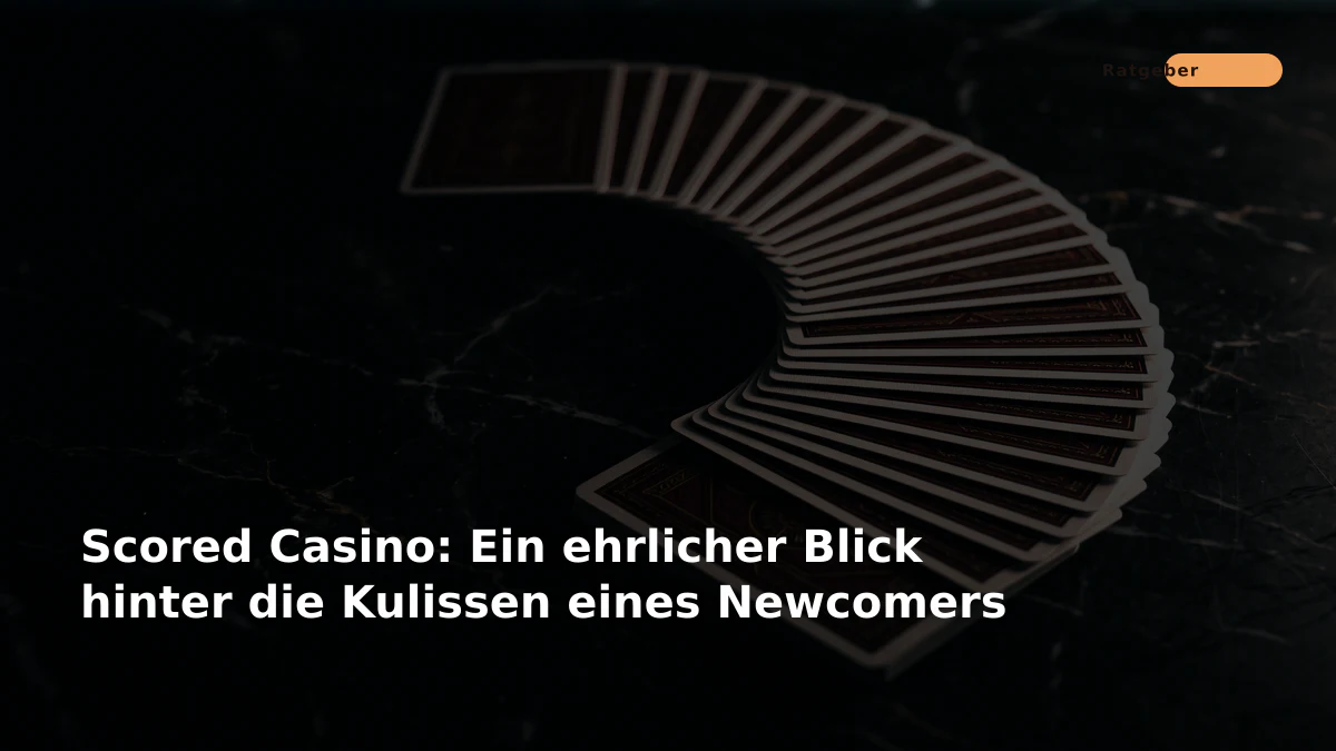 Scored Casino: Ein ehrlicher Blick hinter die Kulissen eines Newcomers
