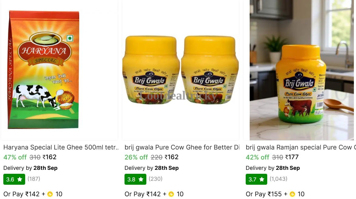 Ghee From 162 Offer Image