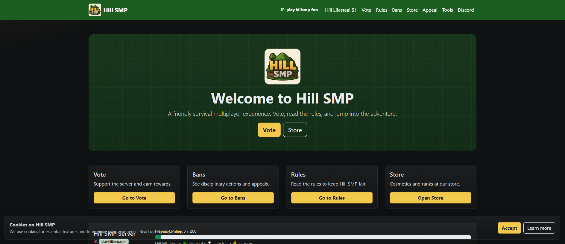 Stored capture of hillsmp.com