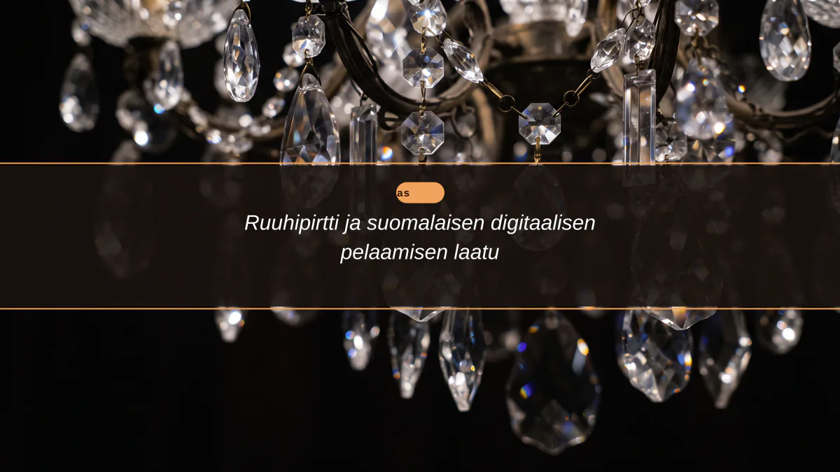 Ruuhipirtti ja suomalaisen digitaalisen pelaamisen laatu