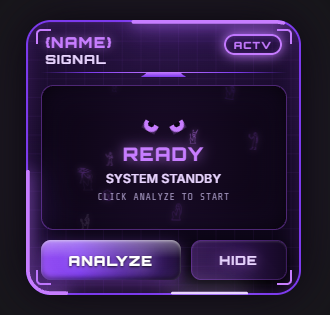 PURPLE BLINK EYE