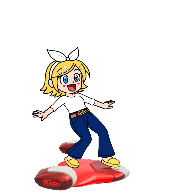 Kagamine Rin on Turbo Star SMB