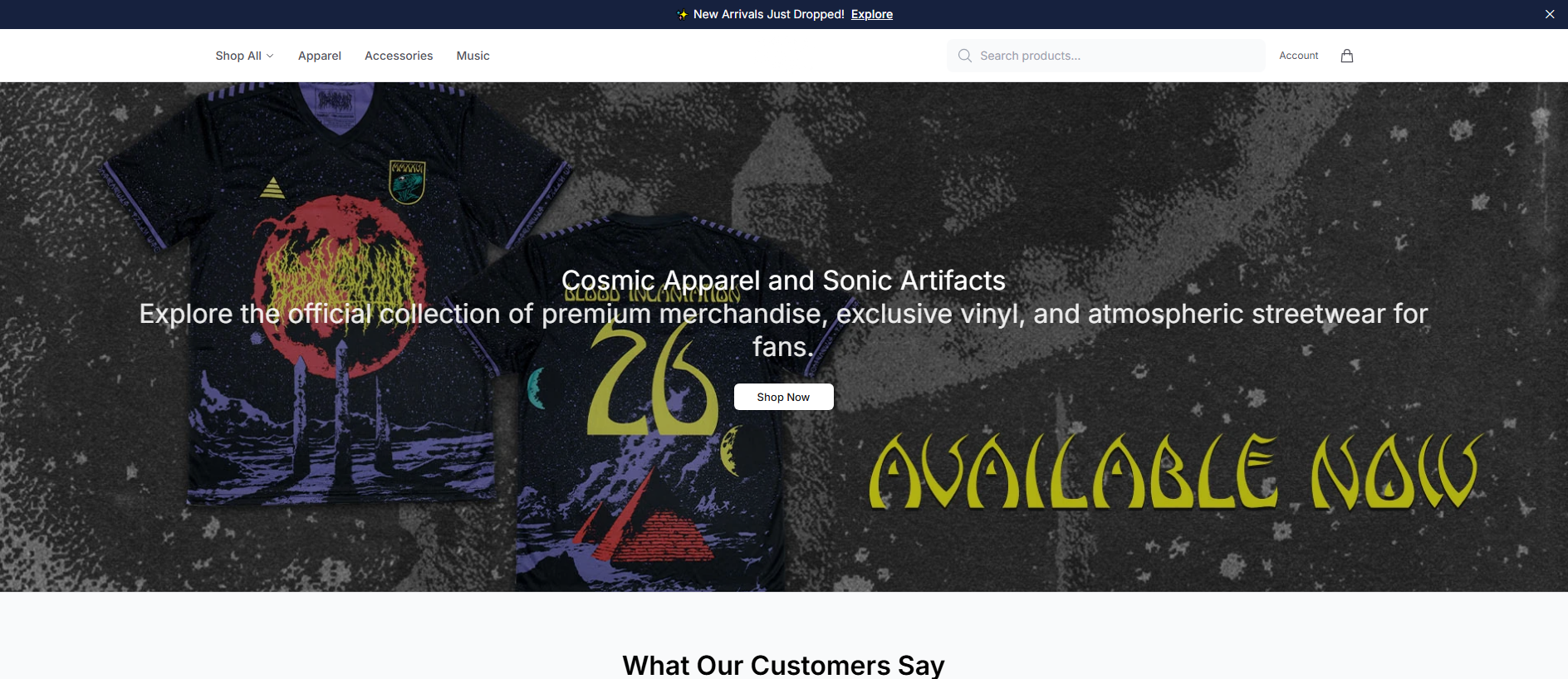 Primary capture · bloodincantationlimited.shop