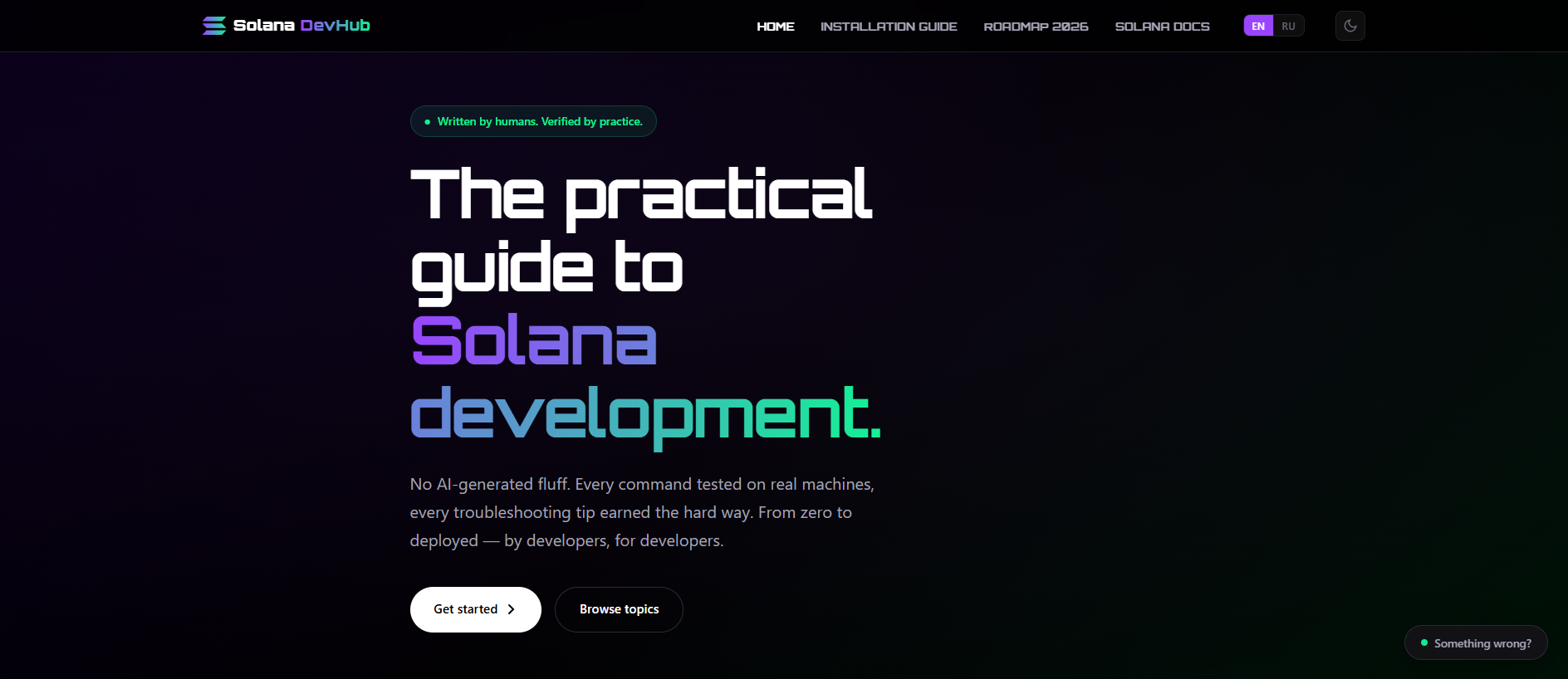 Stored capture of solanadevhub.org