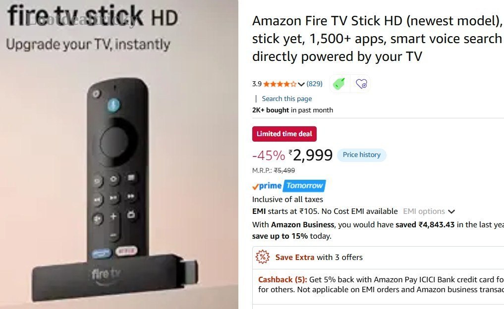 Amazon Fire Stick – Just ₹2999 | Loot Ka Maal
