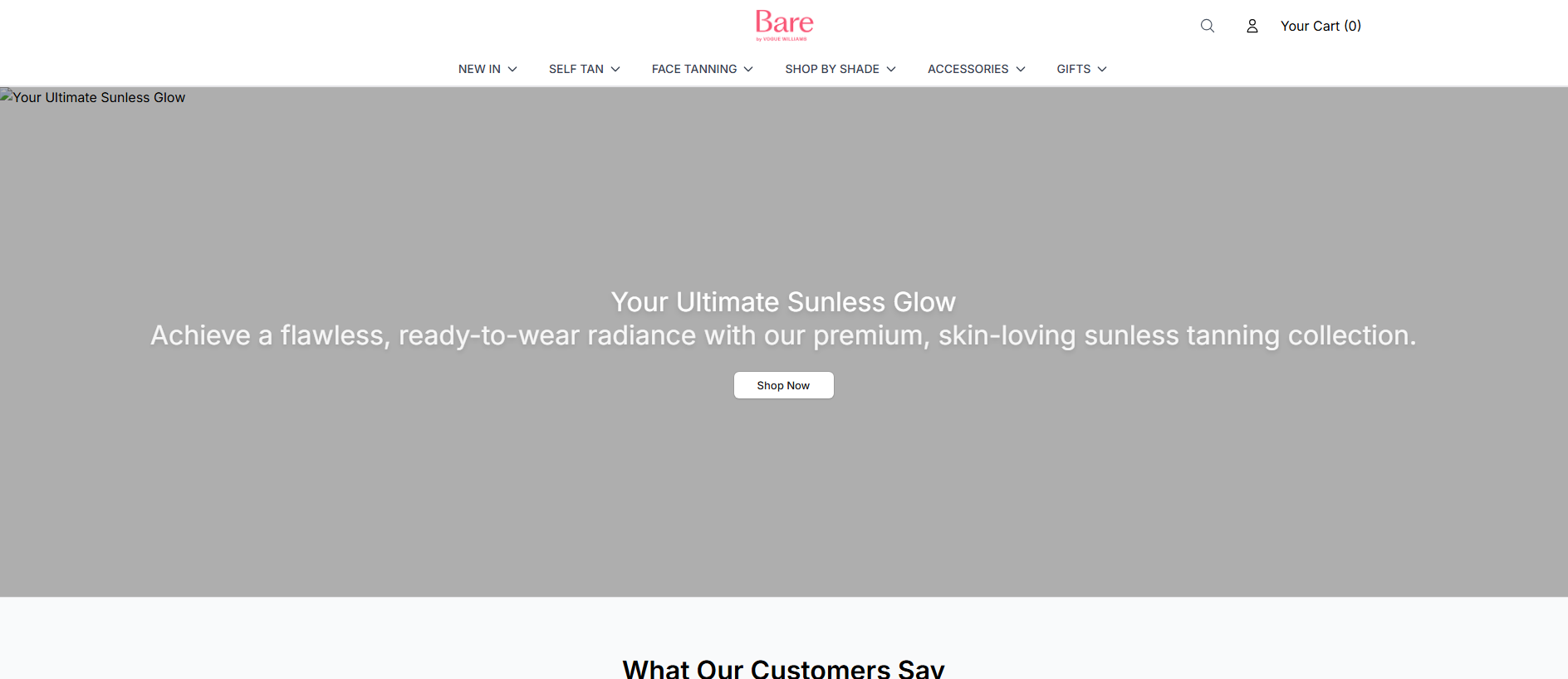 Stored capture of barebyvoguestore.shop