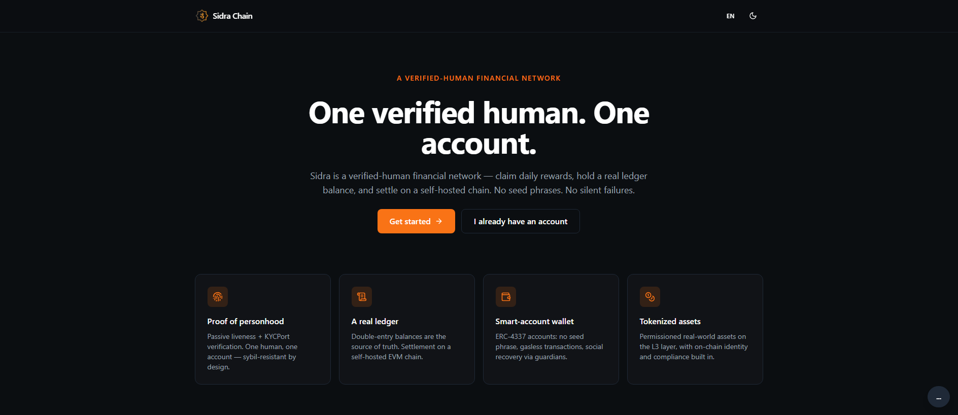 Stored capture of sidrachain-com.com