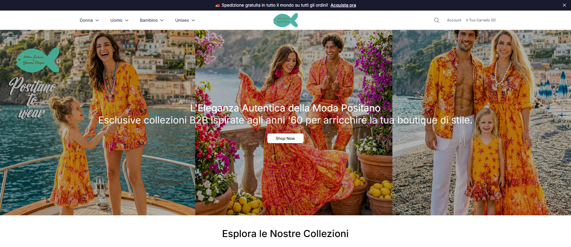 Stored capture of anticasartoriapositanohq.shop