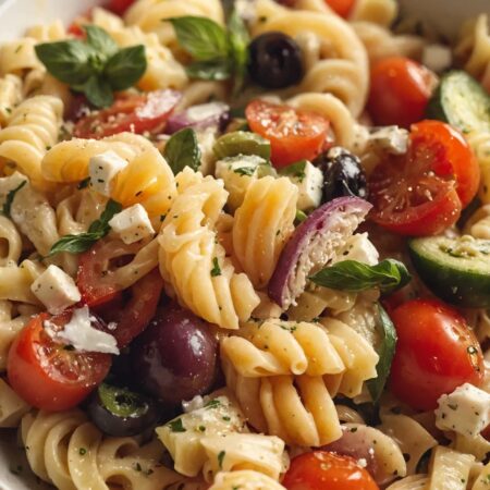 Easy One-Pan Pasta Salad