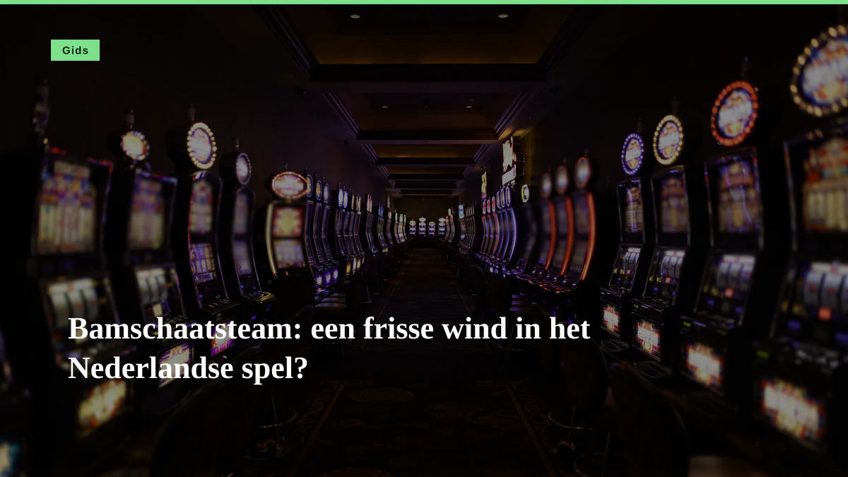 Bamschaatsteam: een frisse wind in het Nederlandse spel?