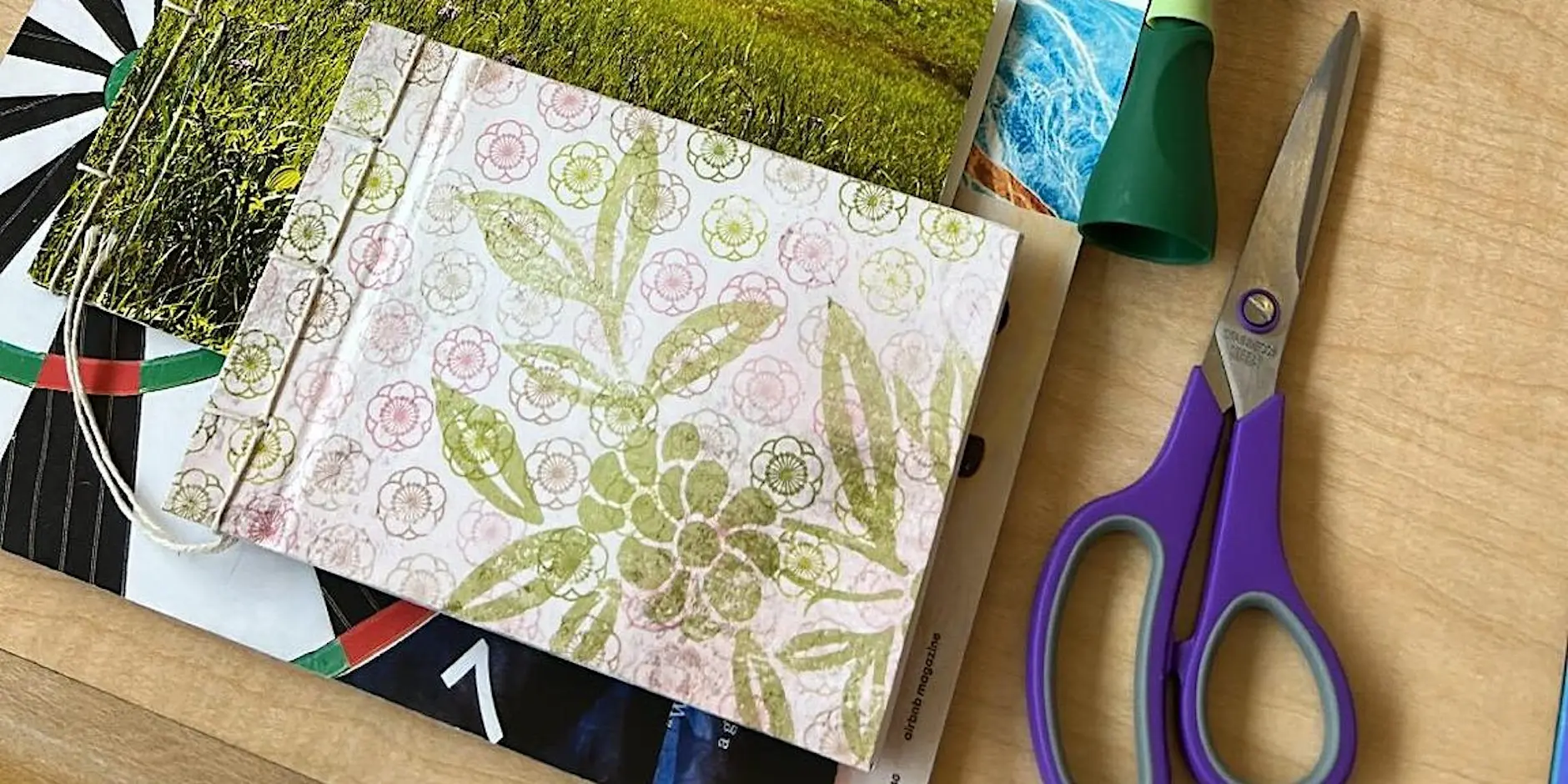 Japanese Stab-Binding DIY Journal Art Class (private class for 1-10 folks)