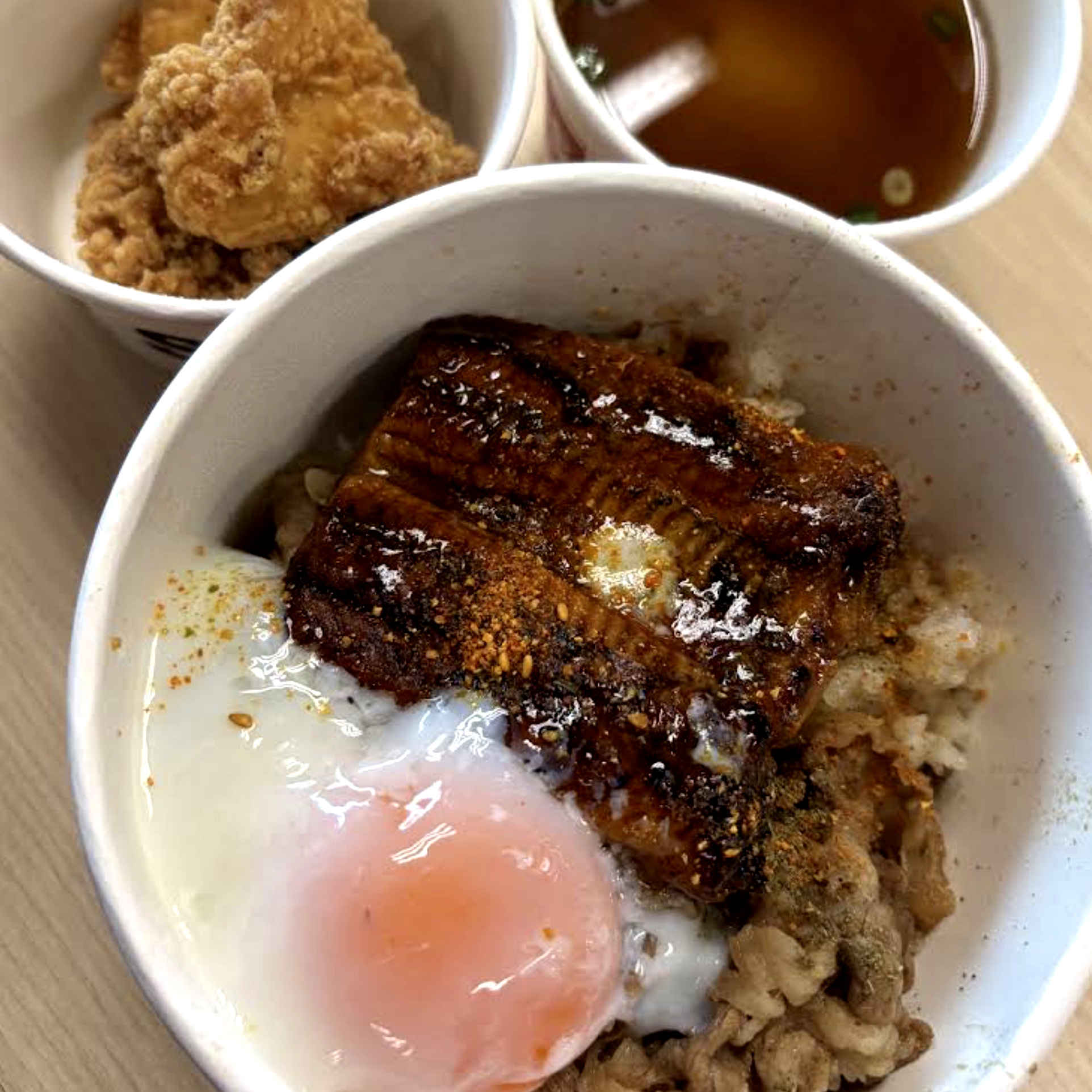 Gyudon beef bowl served at Sukiya PLQ Mall
