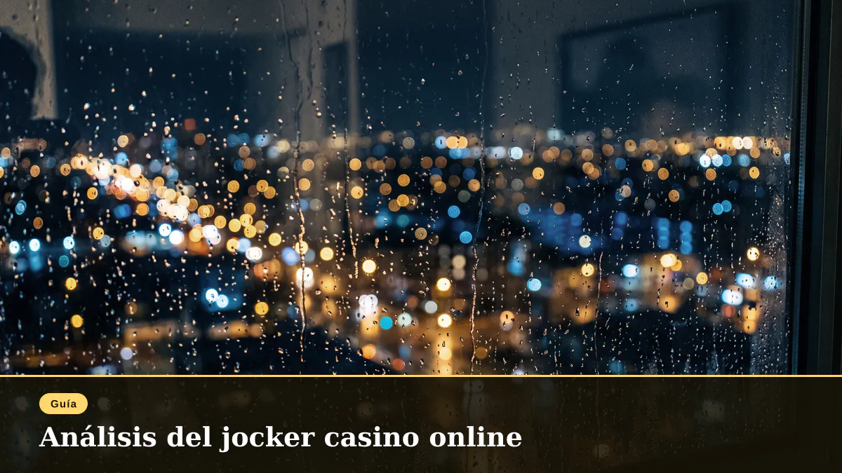 Análisis del jocker casino online