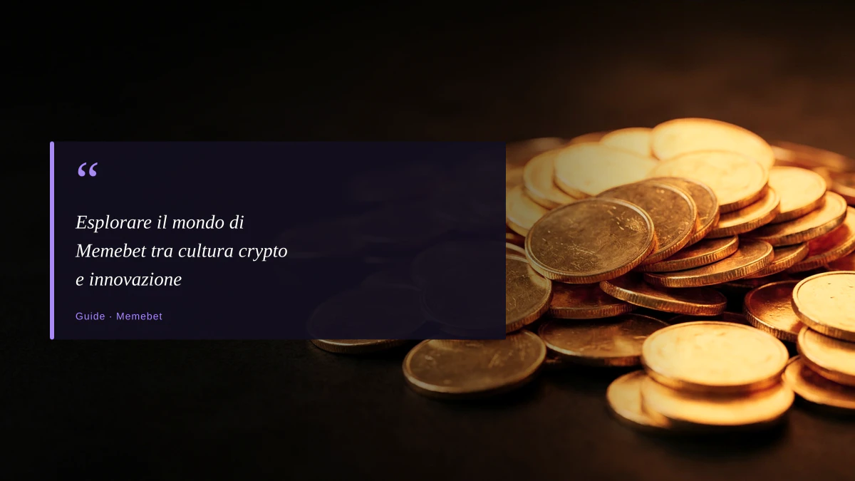 Esplorare il mondo di Memebet tra cultura crypto e innovazione