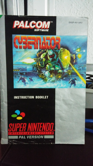 Cybernator-instructions