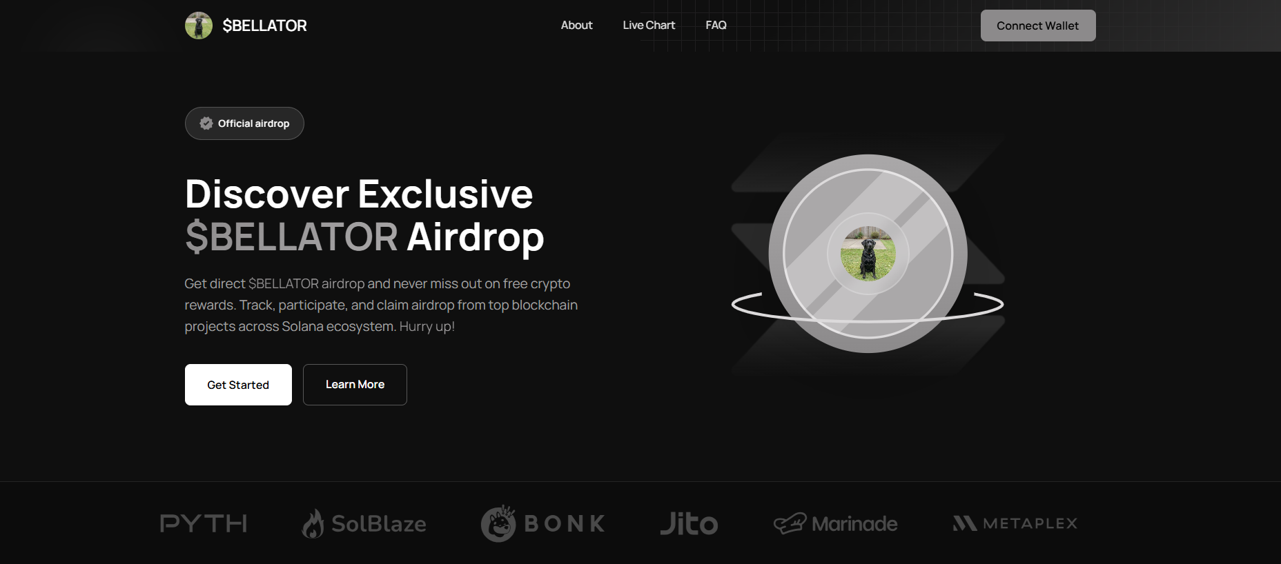 Stored capture of airdrop.bellatorsol.xyz