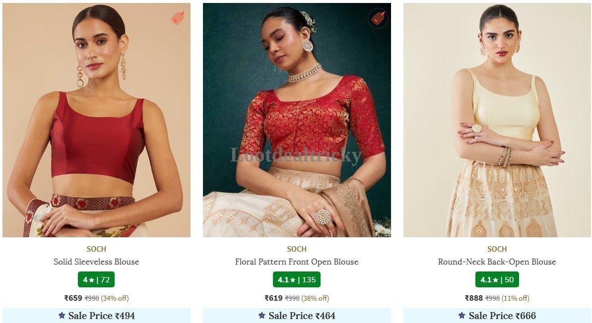 Ajio Soch Blouses – Just ₹899 | Exclusive Sale Discount