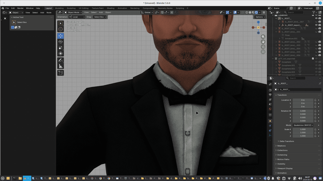 Sim preview in Blender