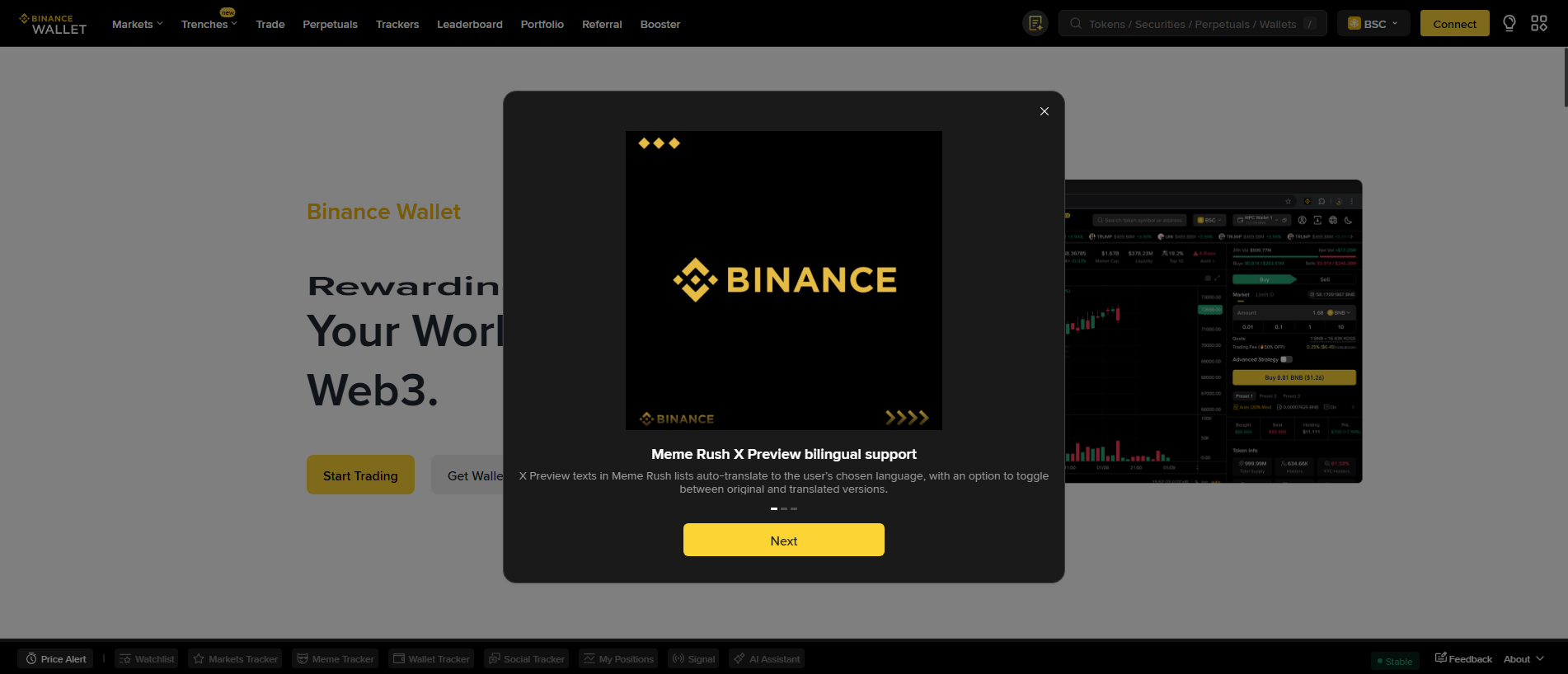 Stored capture of binance-safetycheck.com