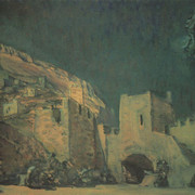 Эскиз декорации к опере А Н Серова Юдифь 1907