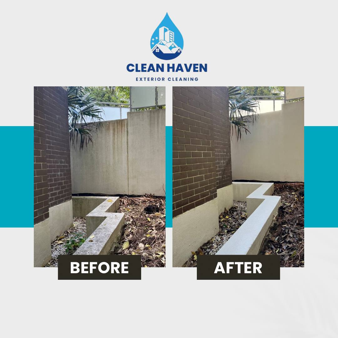 Sidewall & Divider Cleaning before and after cleaning by CleanHaven
