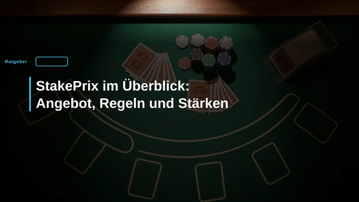 StakePrix im Überblick: Angebot, Regeln und Stärken