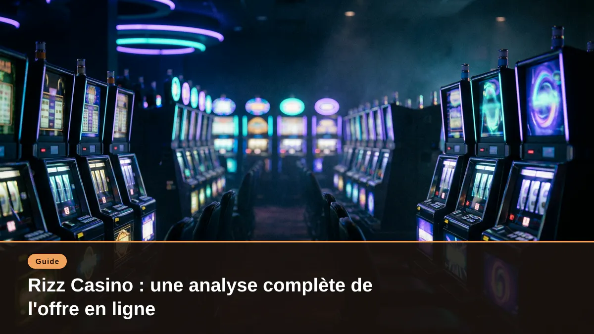 Rizz Casino : une analyse complète de l'offre en ligne