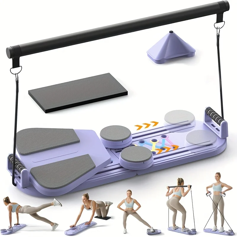 Home Pilates Reformer Foldable Reformer Pilates Machine Ab Core Training Board Pilates Equipment view 5