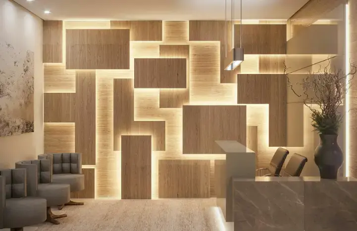 ديكور خشب جداري