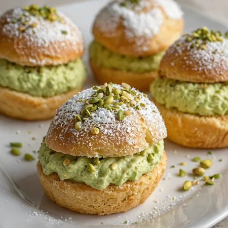 Pistachio Cream Puff Recipe