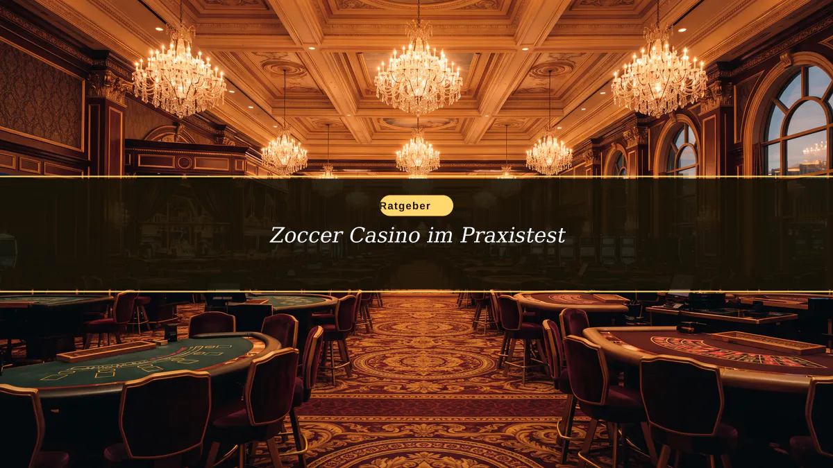 Zoccer Casino im Praxistest